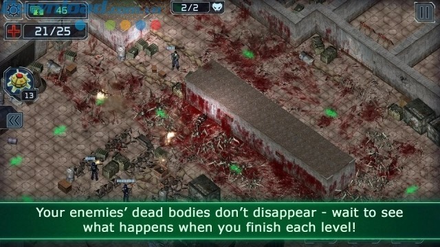 Xác quái vật không biến mất sau khi chết