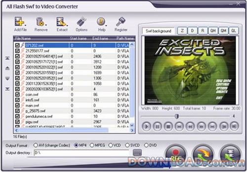 All Flash SWF to Video Converter