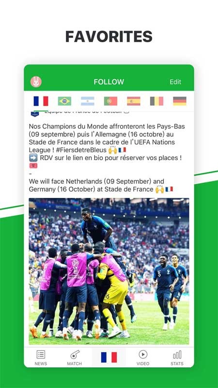 All Football là một ứng dụng thể thao mà người hâm mộ bóng đá cần có