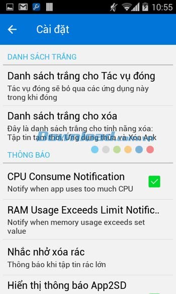 Các cài đặt cơ bản trong All-In-One Toolbox