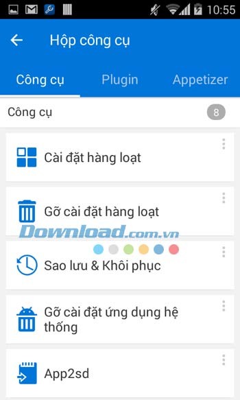 Hộp công cụ trong All-In-One Toolbox