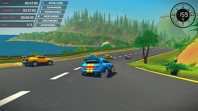 All To Race là game đua xe sống động và đầy màu sắc
