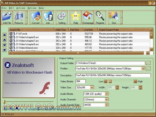 All Video to SWF Converter