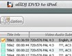 Alldj DVD To iPod Ripper - Chuyển đổi DVD sang iPod