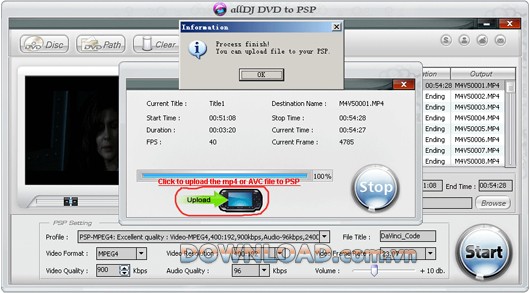 Alldj DVD To PSP Ripper