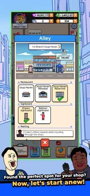 Mở rộng nhà hàng