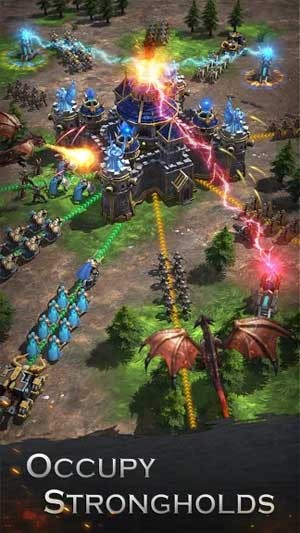 Chiếm đóng những vùng đất rộng lớn