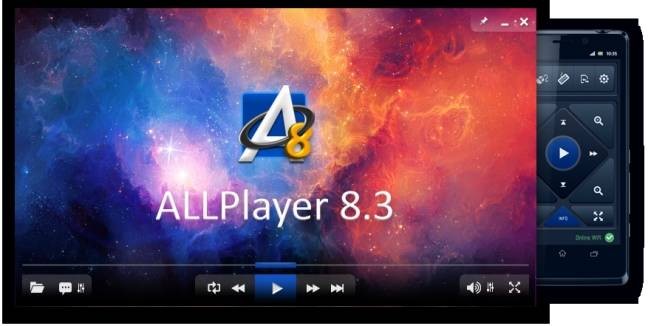Giao diện ALLPlayer 8.3
