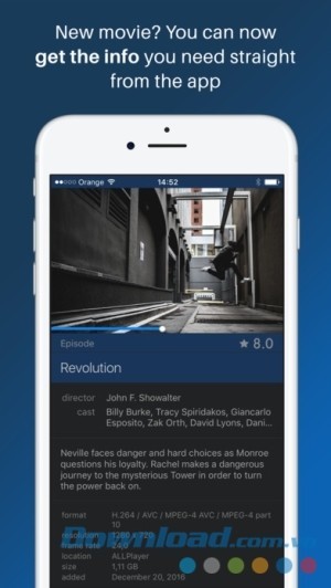 ALLPlayer cho iOS xem thông tin phim