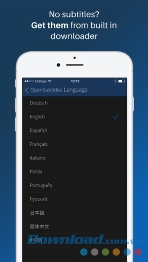 ALLPlayer cho iOS hỗ trợ nhập phụ đề