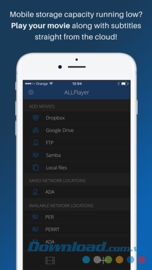 ALLPlayer cho iOS xem phim kèm phụ đề