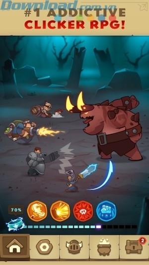 Game nhập vai phong cách clicker độc đáo