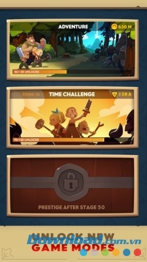 Mở khóa chế độ game mới