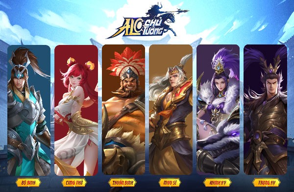 Có 6 loại binh chủng khác nhau