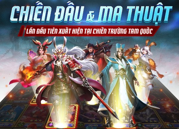 Game chiến đấu thẻ tướng kết hợp ma thuật