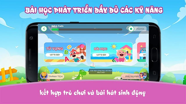 Alokiddy mang tới bài học với đầy đủ chức năng