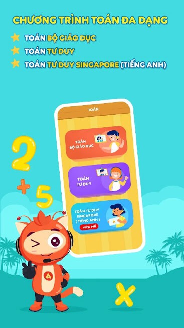 Chương trình Toán đa dạng