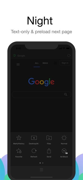 Chế độ ban đêm bảo vệ mắt