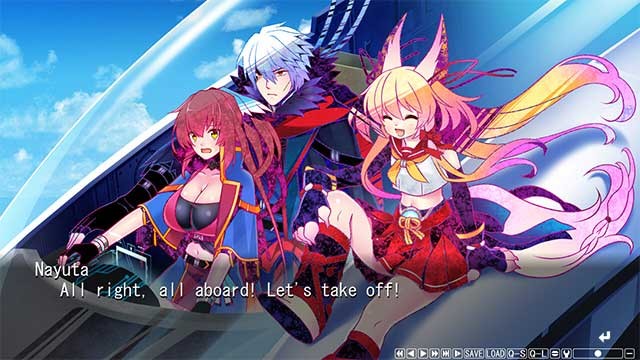 Alpha-Nighthawk là game visual novel lãng mạn chủ đề khoa học viễn tưởng