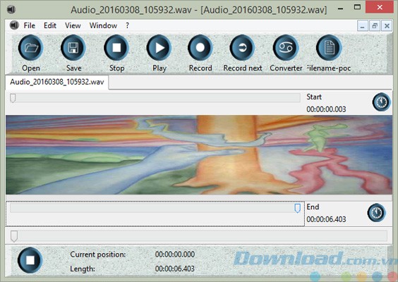 Giao diện Alternate Quick Audio