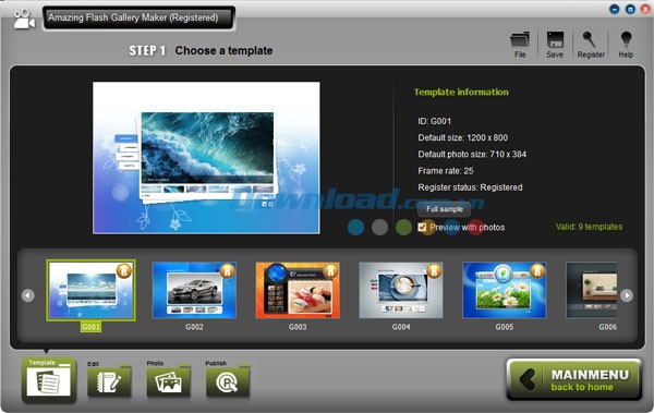 Amazing Flash Gallery Maker