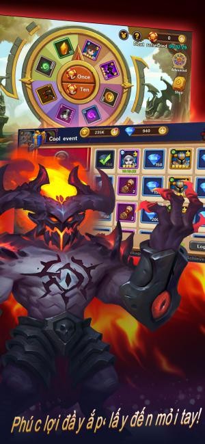 Phần thưởng dồi dào