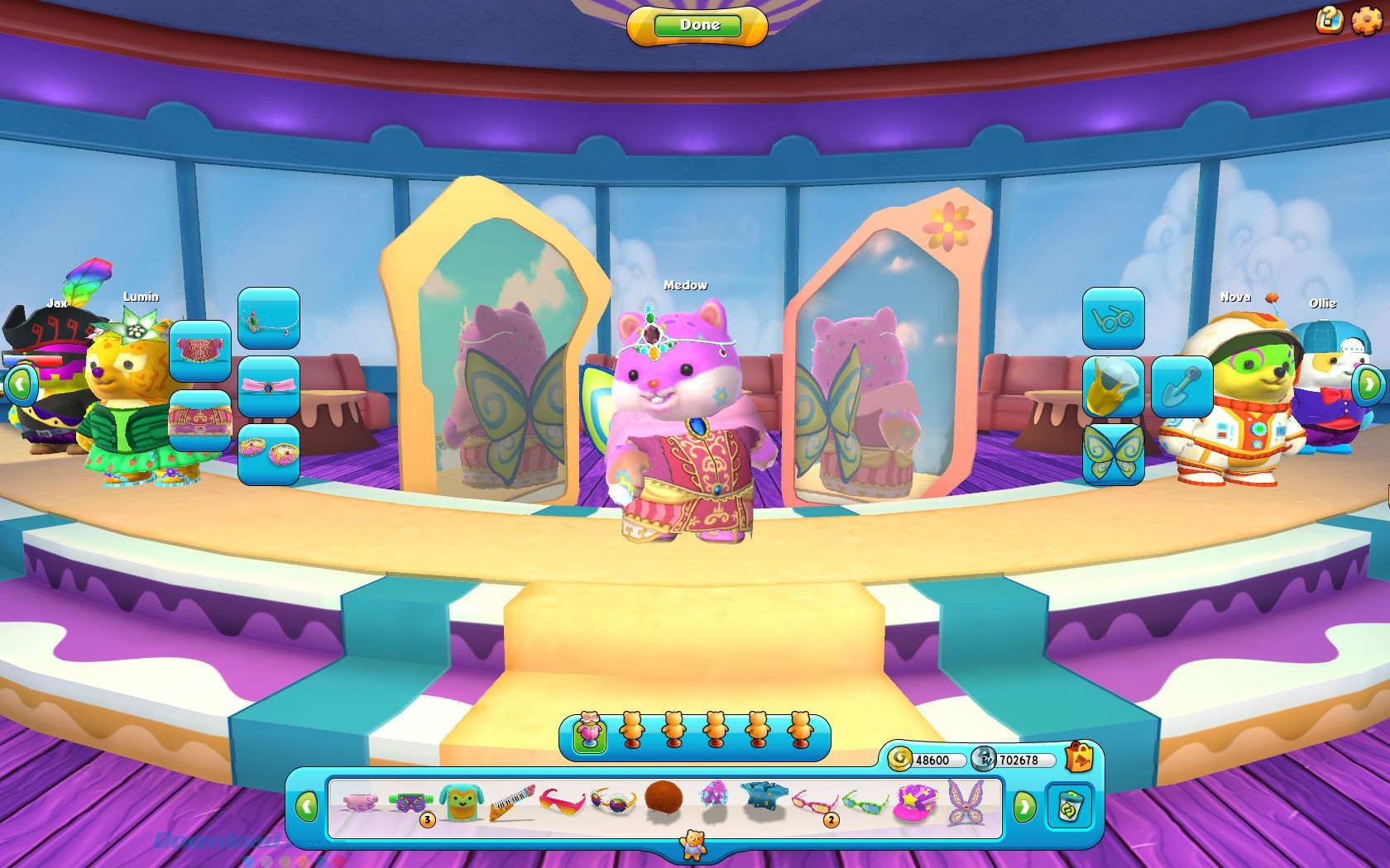 Thay trang phục cho nhân vật