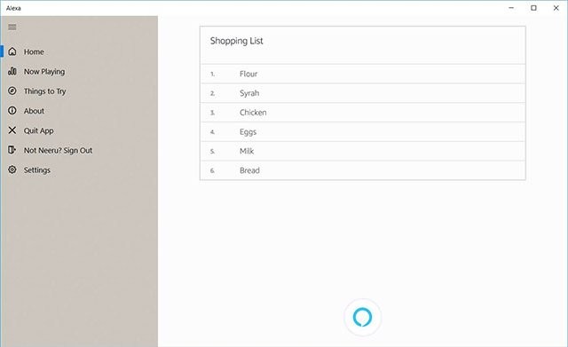 Alexa tạo Todo list