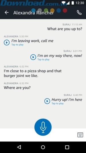 Gửi tin nhắn bằng giọng nói