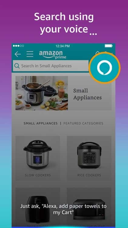 Tìm kiếm mặt hàng bạn cần bằng giọng nói