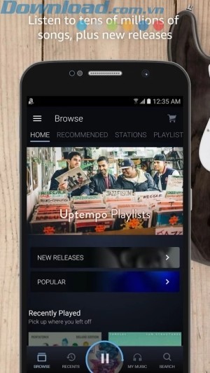 Chọn nghe những bản nhạc hay nhất từ kho nhạc hàng triệu bài hát