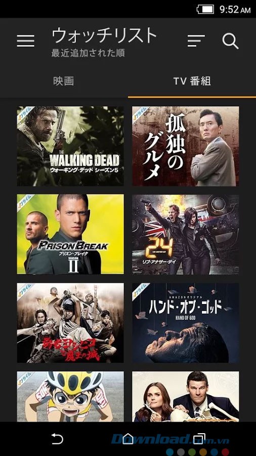 Nhiều bộ phim và TV Show