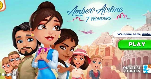 Amber's Airline - 7 Wonders cho Android là game quản lý thời gian kết hợp phiêu lưu lôi cuốn