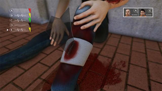 Sơ cứu cho các nạn nhân bị thương trước khi đưa họ lên xe cấp cứu và nhập viện