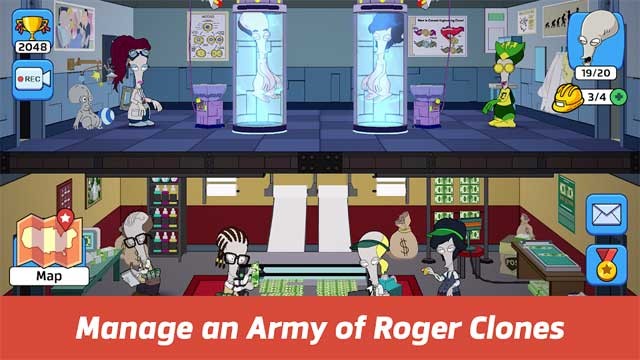 Tập hợp và quản lý đội quân nhân bản Roger để chuẩn bị cho các cuộc chiến