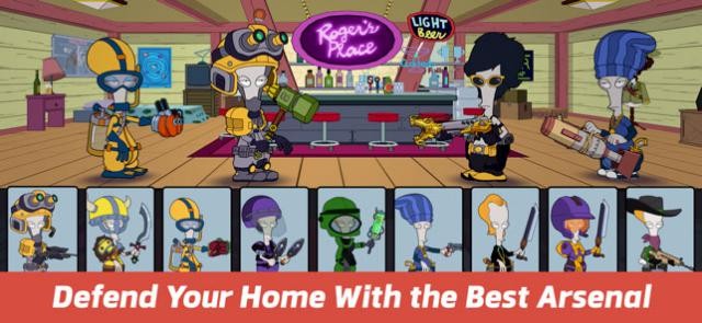 Bảo vệ ngôi nhà bằng những vũ khí tốt nhất trong American Dad! Apocalypse Soon