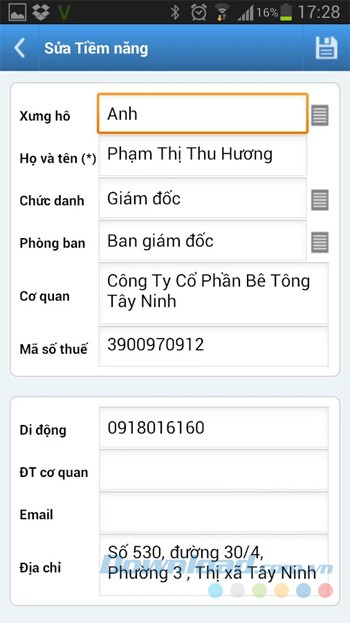 Sửa tiềm năng