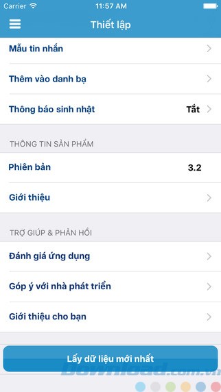 Thiết lập ứng dụng AMIS HRM