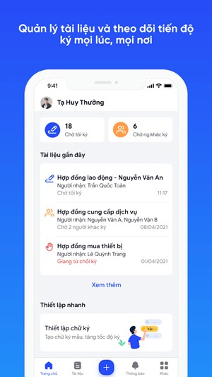 Gửi tài liệu điện tử theo nhiều định dạng