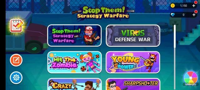 Among the Zombie có rất nhiều game vui nhộn chủ đề zombie