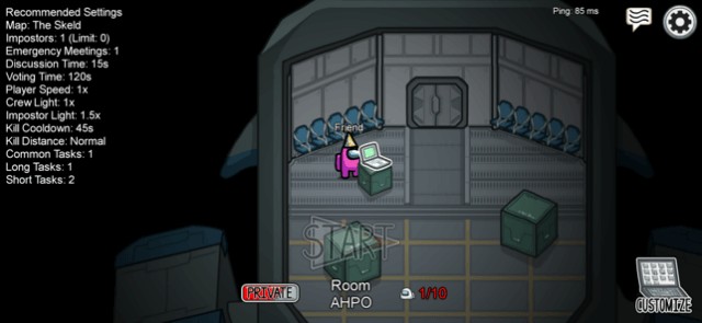 Game cho phép từ 4 đến 15 người chơi trực tuyến