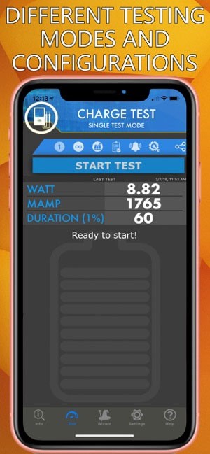 Nhiều chế độ kiểm tra bộ sạc và dây cáp