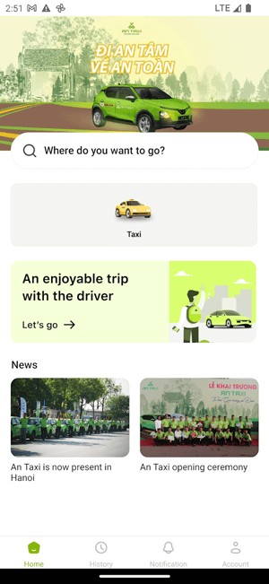 Giao diện chính của ứng dụng