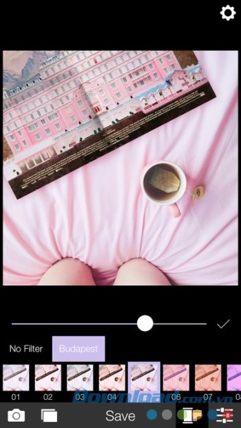 Ứng dụng chỉnh sửa ảnh Analog Budapest