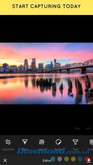 Analog Film Portland cho Android hỗ trợ quay video