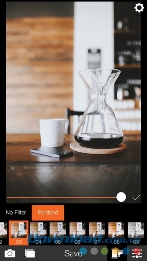 Analog Portland cho iOS có bộ lọc phong phú