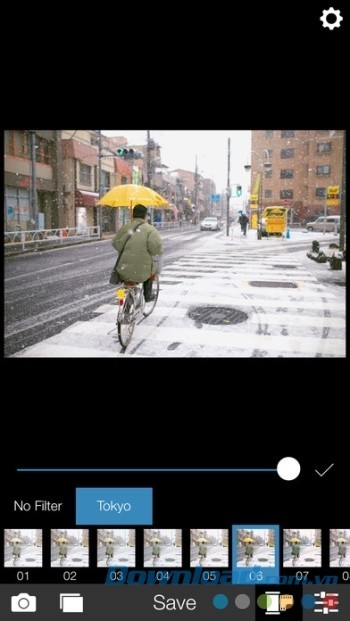 Kho hiệu ứng ảnh phim đa dạng