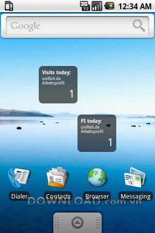 Analytics Widget for Android