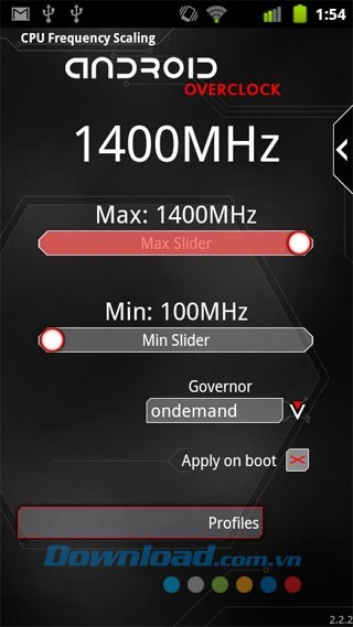 Android Overclock cho Android
