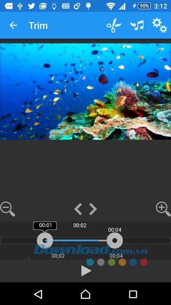 Phát video trên AndroVid